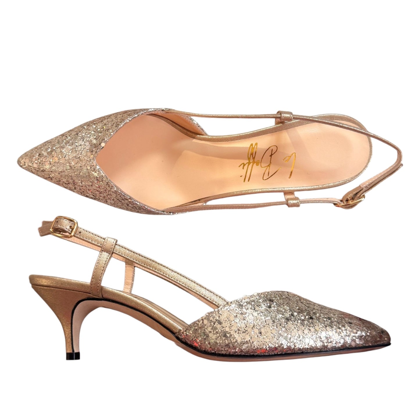 Gaia 55 in glitter oro caldo