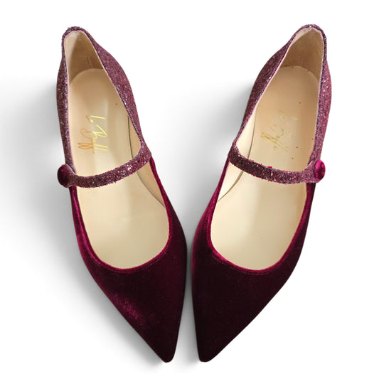 Adele bicolor bordeaux