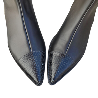 Sibilla in pelle nera e Rettile nero