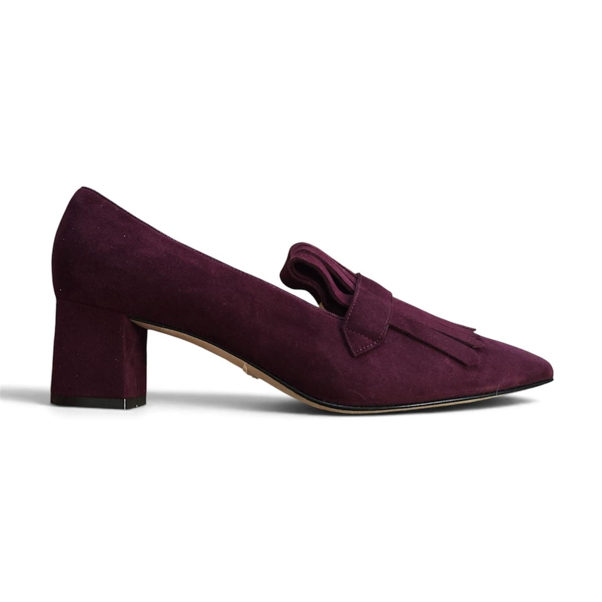 Angelina 55 in camoscio bordeaux