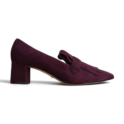 Angelina 55 in camoscio bordeaux