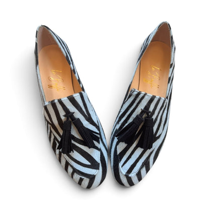 Olimpia in zebra azzurro