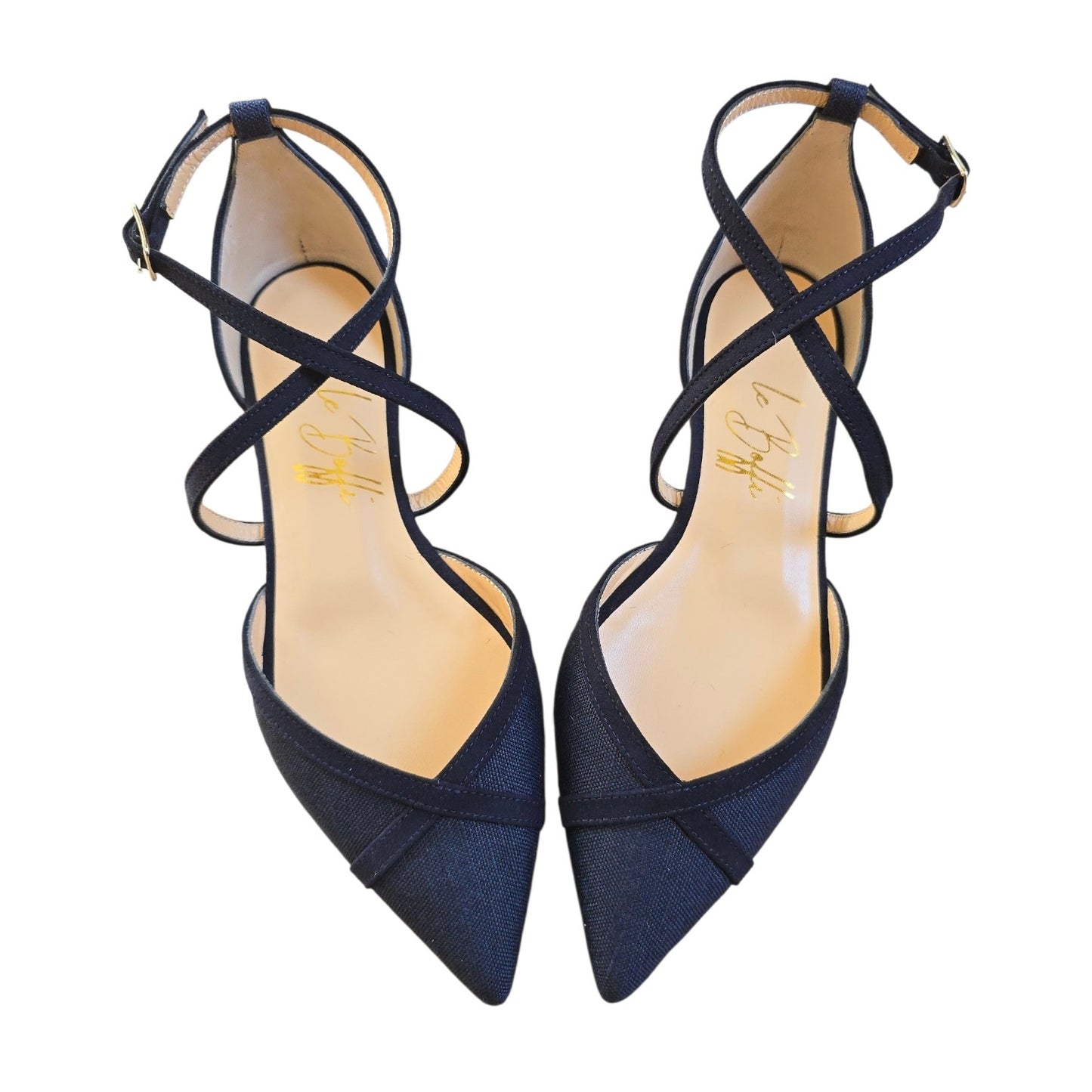 Elisabetta in lino blu