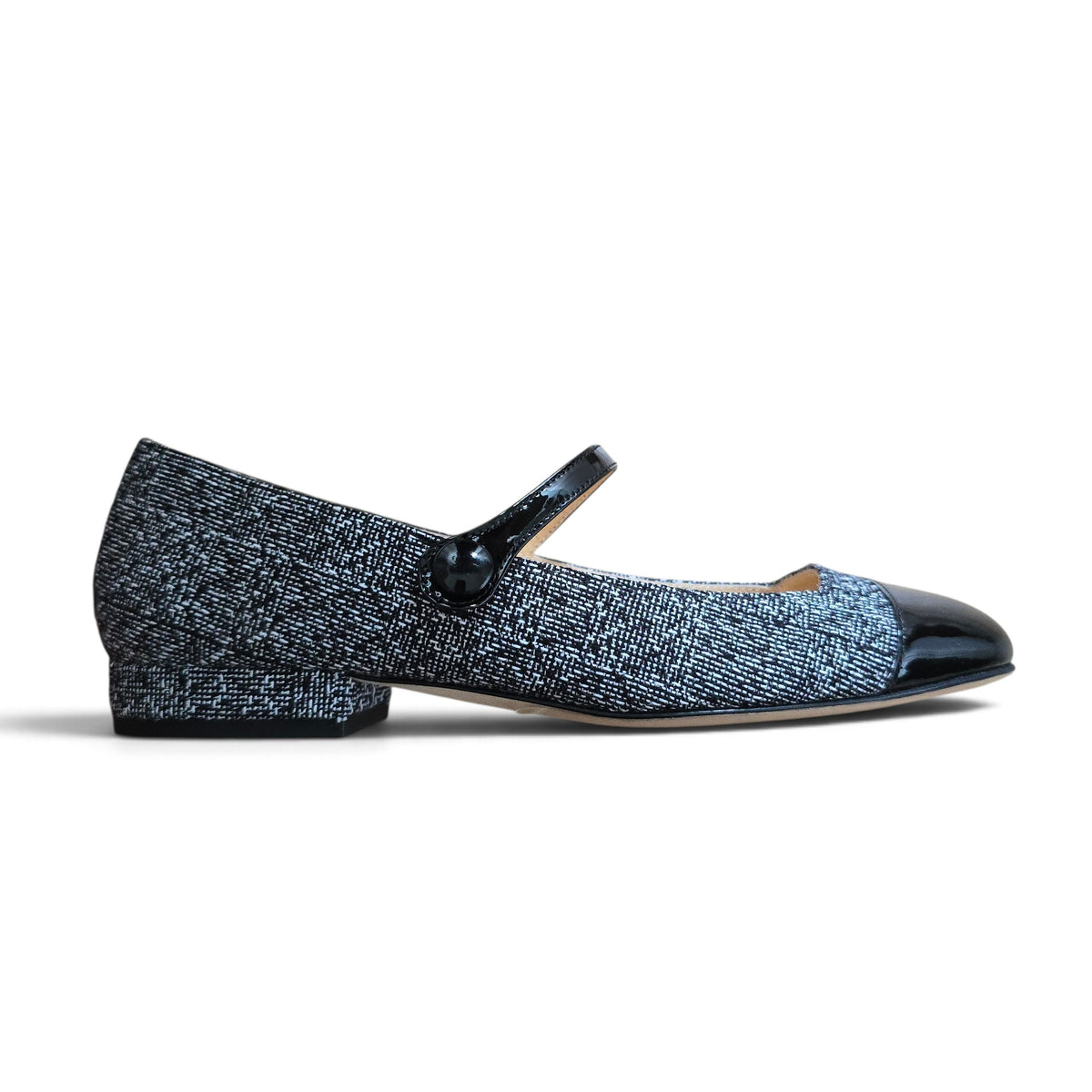 Emma melange bianco e nero