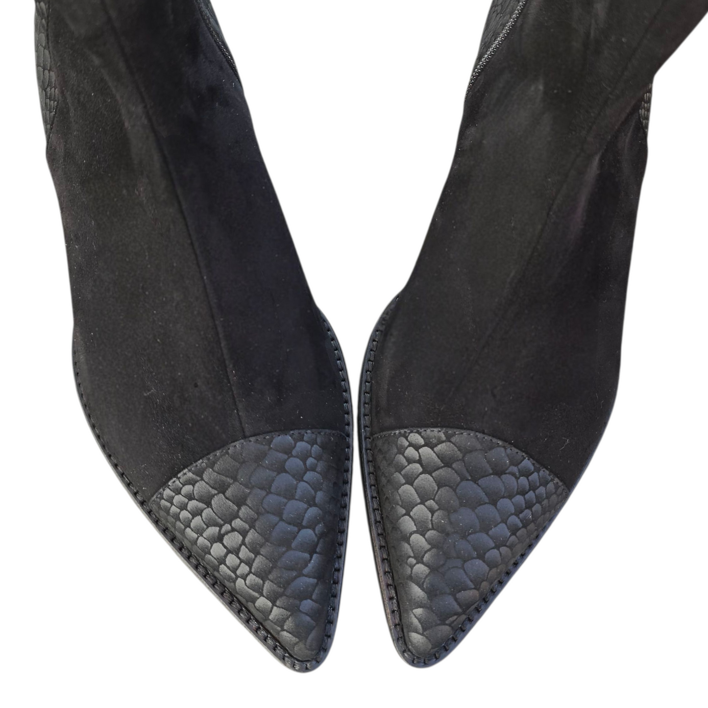 Sibilla in Camoscio e Rettile scamosciato nero