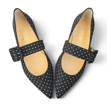 Ginevra in lino pois