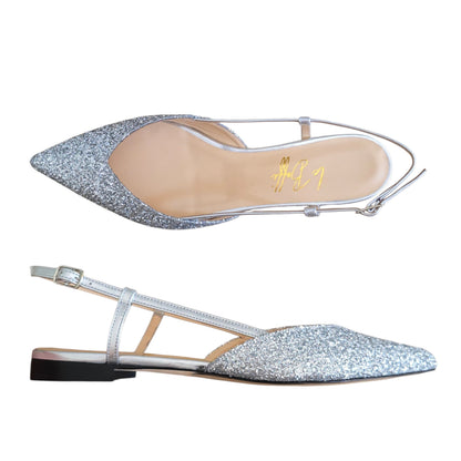 Gaia in glitter argento