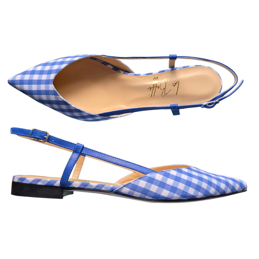 Gaia in vichy azzurro