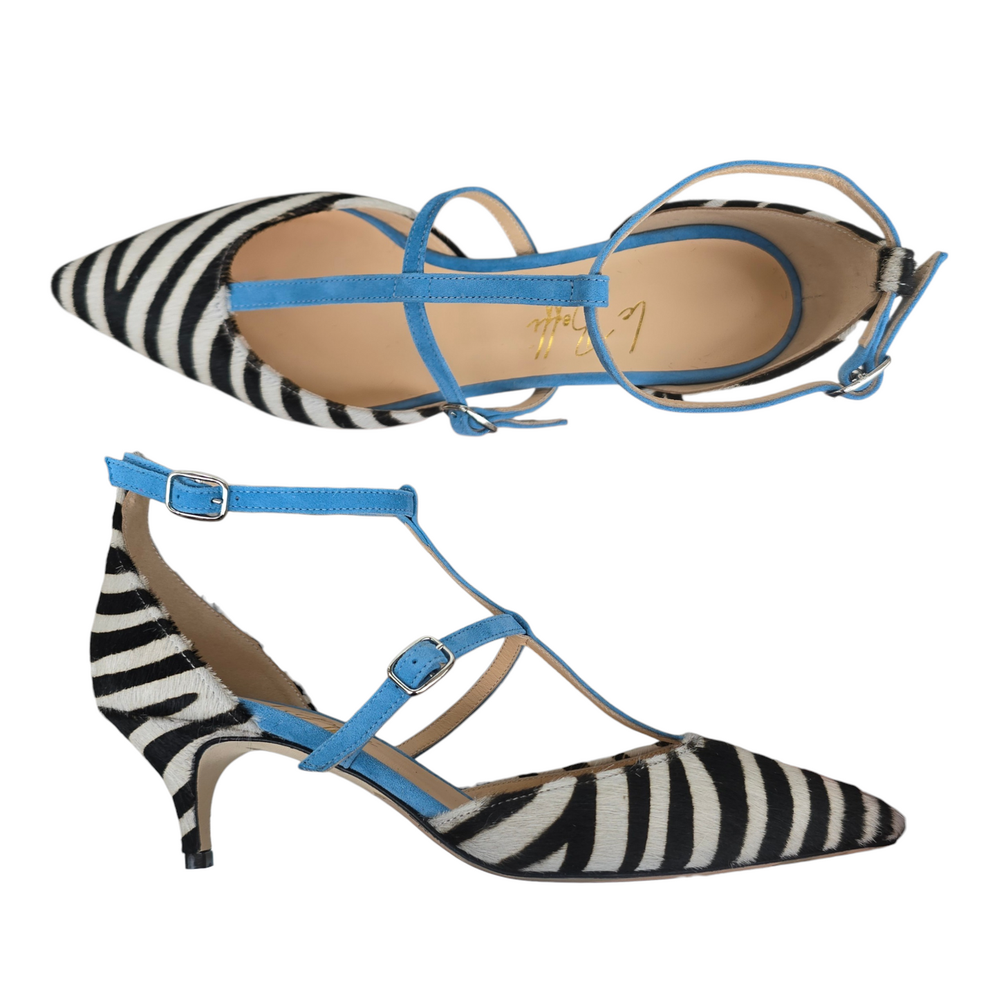 Fiammetta 55 in Zebra e azzurro
