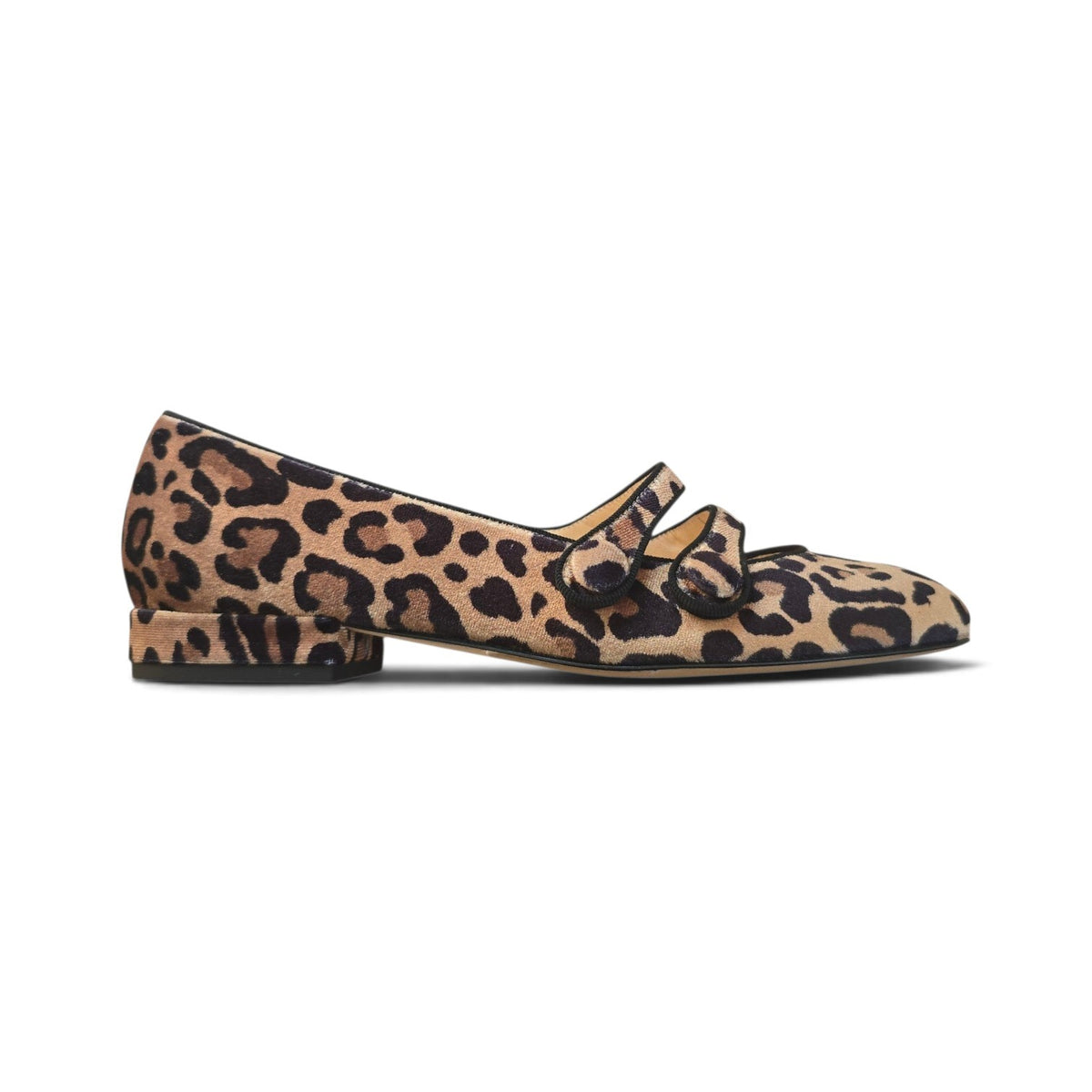 Frida tonda in velluto leo