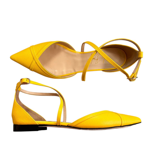 Elisabetta in pelle saffiano gialla