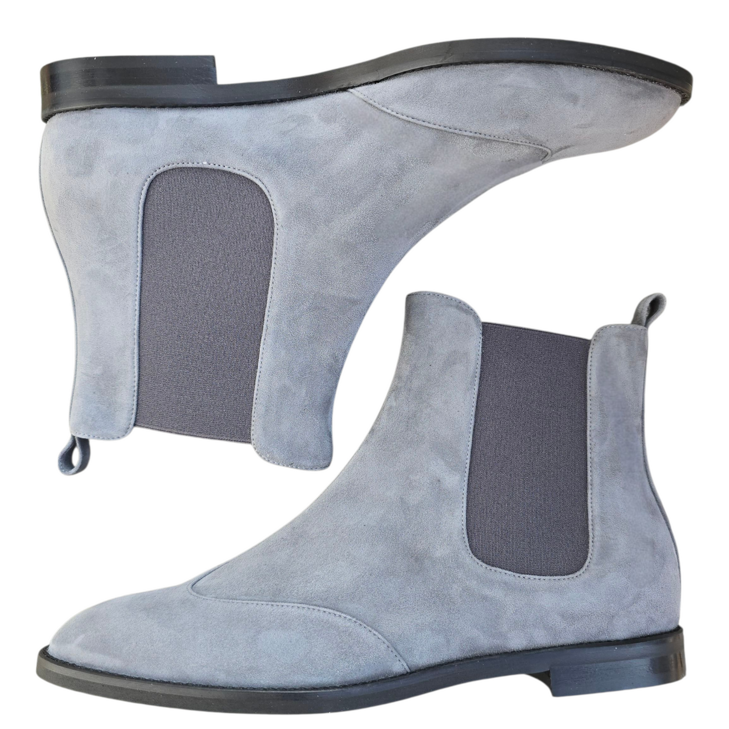 Allegra in camoscio grigio