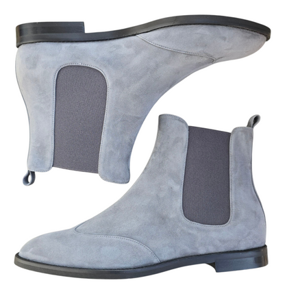 Allegra in camoscio grigio