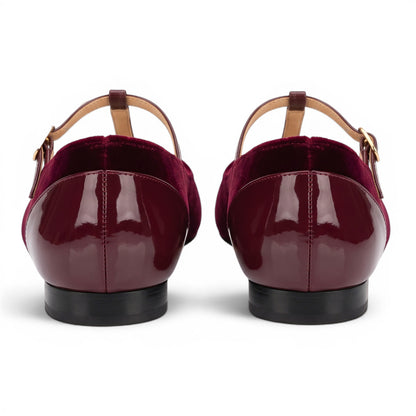 Vittoria ballerina bordeaux