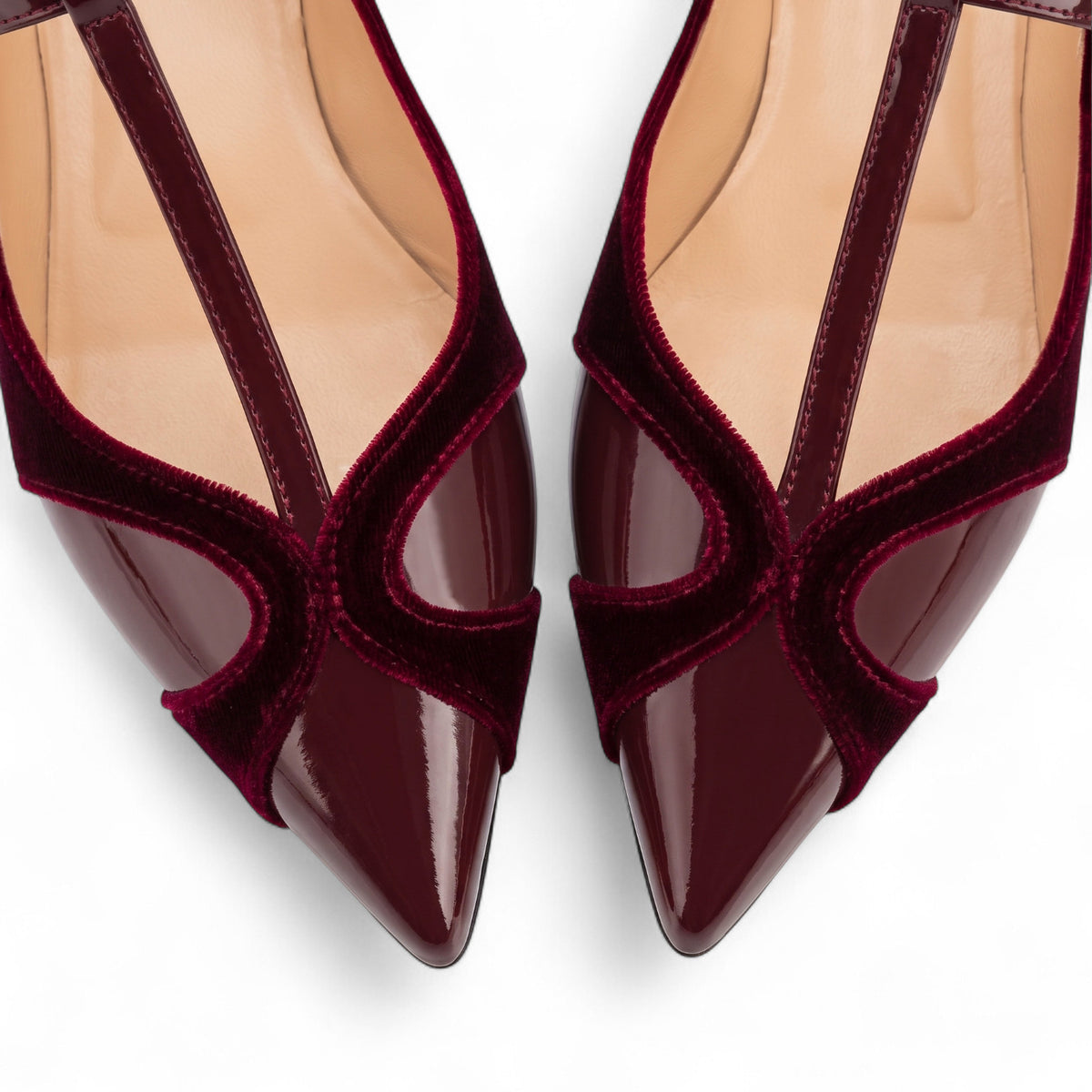 Vittoria ballerina bordeaux