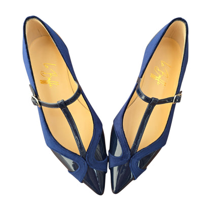 Vittoria in velluto blu