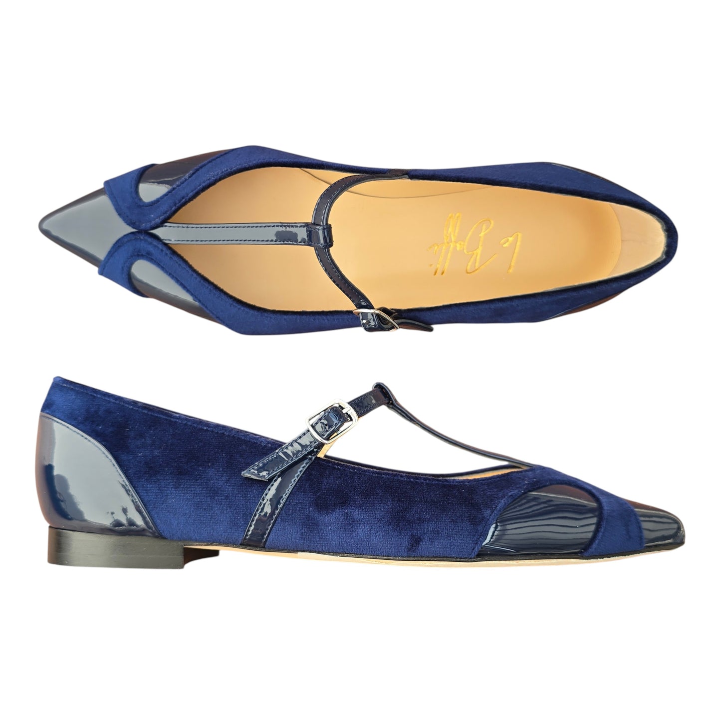 Vittoria in velluto blu